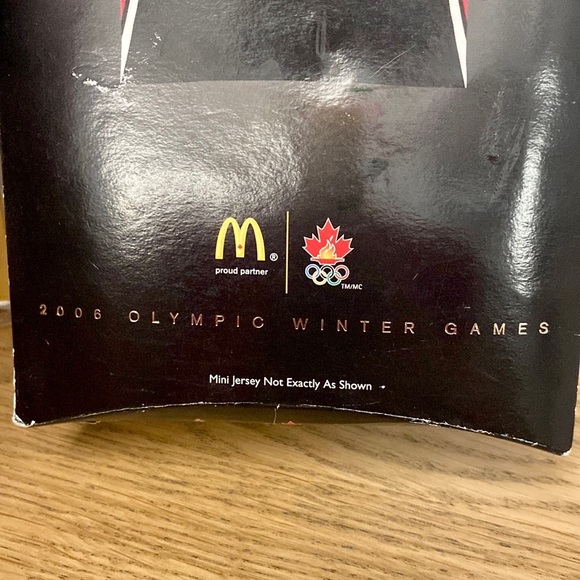 Joe Sakic McDonald's Team Canada 2006 Olympic Hockey Mini Jersey NIB - Picture 3 of 8